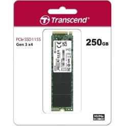 Transcend MTE115S 250GB NVMe Internal SSD Gen3 x4 PCIe M.2 2280 Up to 3,000MB/s - Image 4