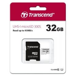 Transcend 300s Micro SD Card microSDXC/SDHC with Jacket1TB 512GB 256GB 128GB 64GB and 32GB 8 Transcend 300s Micro SD Card