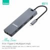 Amaze A3211 Alloy Series 11-in-1 Type-C Multiport Hub HDMI 4k, LAN, VGA, Card Reader and AUX Port with 4 USB 3.0 Ports 4 Amaze A3211