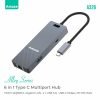 Amaze A326 Alloy Series Type-C to HDMI 4K and LAN, USB 3.0 6-in1 Multiport Hub with Type-C PD 100W USB-C 5Gbps 4 Amaze A326