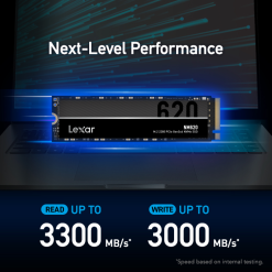Lexar NM620 1TB PCIe Gen 3X4 NVMe M.2 2280 Internal Solid State Drive SSD with Up to 3300MB/s, for Gamers and PC Enthusiasts 8 Lexar NM620 1TB PCIe Gen 3X4 NVMe M.2 2280 Internal Solid State Drive SSD with Up to 3300MB/s, for Gamers and PC Enthusiasts - Image 4