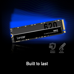 Lexar NM620 1TB PCIe Gen 3X4 NVMe M.2 2280 Internal Solid State Drive SSD with Up to 3300MB/s, for Gamers and PC Enthusiasts 6 Lexar NM620 1TB PCIe Gen 3X4 NVMe M.2 2280 Internal Solid State Drive SSD with Up to 3300MB/s, for Gamers and PC Enthusiasts - Image 2