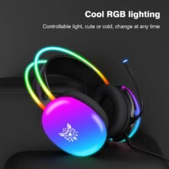 Alternative view of ONIKUMA X25 RGB Wired Gaming Headset 3.5mm with USB Powered RGB Lightening