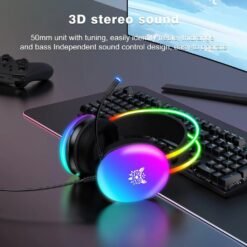 ONIKUMA X25 RGB Wired Gaming Headset 3.5mm with USB Powered RGB Lightening 5 ONIKUMA X25