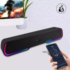 Alternative view of Kisonli LED-913 Bluetooth Wireless Speaker RGB Gaming Sound bar