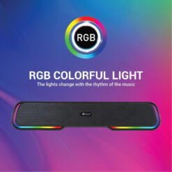 Kisonli LED-913 Bluetooth Wireless Speaker RGB Gaming Sound bar - Image 4