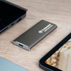 Transcend ESD265C 1TB External Solid State Drive Portable SSD, Slim & Sleek Lightweight, Aluminum casing, Up to 1050 MB/s,Type A and C - Image 4