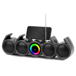 Alternative view of Kisonli LED-918 Wireless Bluetooth Speaker Sound bar Subwoofer with Phone Holder