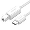 UGREEN 40417 USB-C to USB 2.0 Printer Cable1.5 Meter High-Speed 480 Mbps Data Transfer Gold-Plated Connector 16 UGREEN 40417