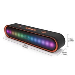 Alternative view of Kisonli LED-915 RGB Sound Bar Bluetooth Speaker with Built-in super FM antenna