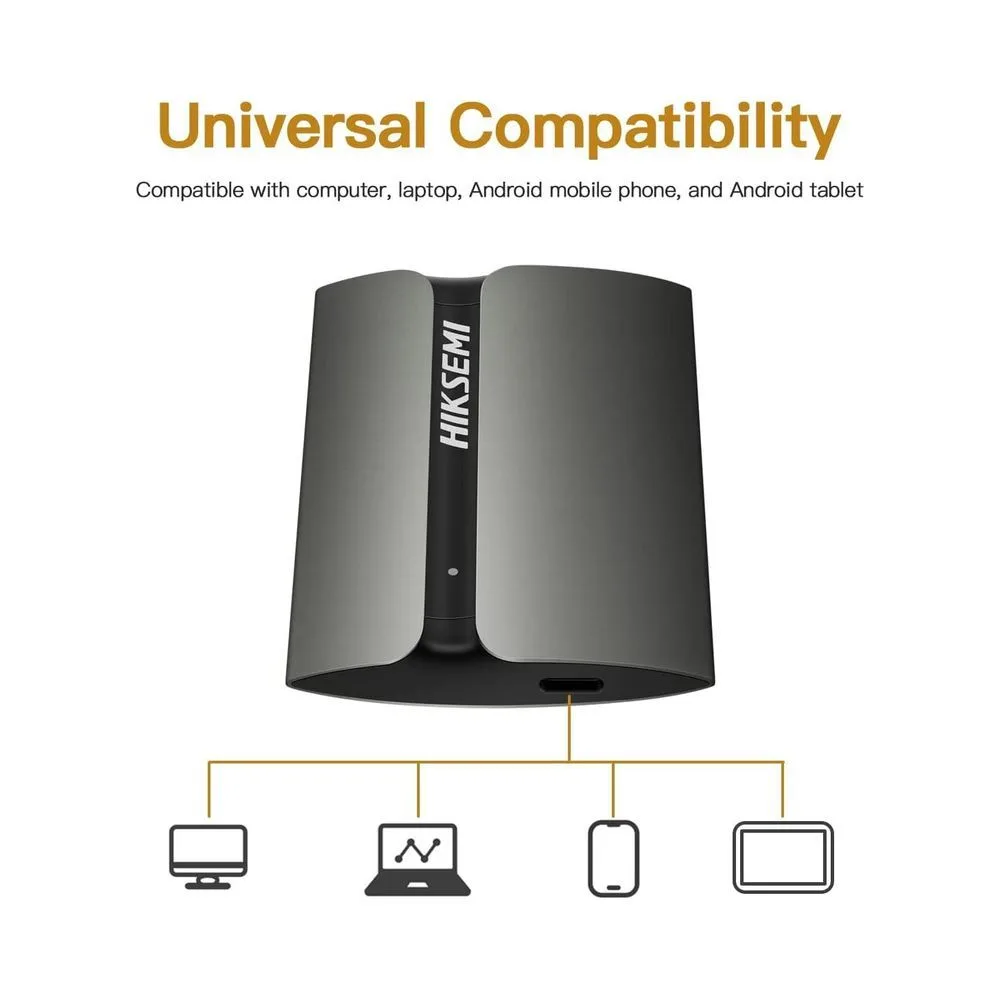 HikSemi T300S Shield 1TB External Portable SSD Read/Write: up to 560/500 MB/s - Image 3