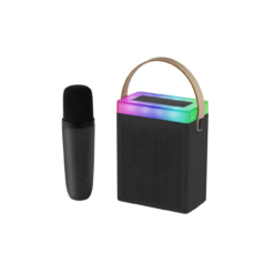 Alternative view of Kisonli G22 Bluetooth Speaker with Microphone Mini Karaoke RGB Light Stereo