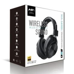 NIA S4000 Wireless BT Over the Ear Hi-Fi Stereo Headphones with Memory Card Player FM Radio Aux In 4 In 1 Headsets 7 NIA S4000 Wireless BT Over the Ear Hi-Fi Stereo Headphones with Memory Card Player FM Radio Aux In 4 In 1 Headsets - Image 3