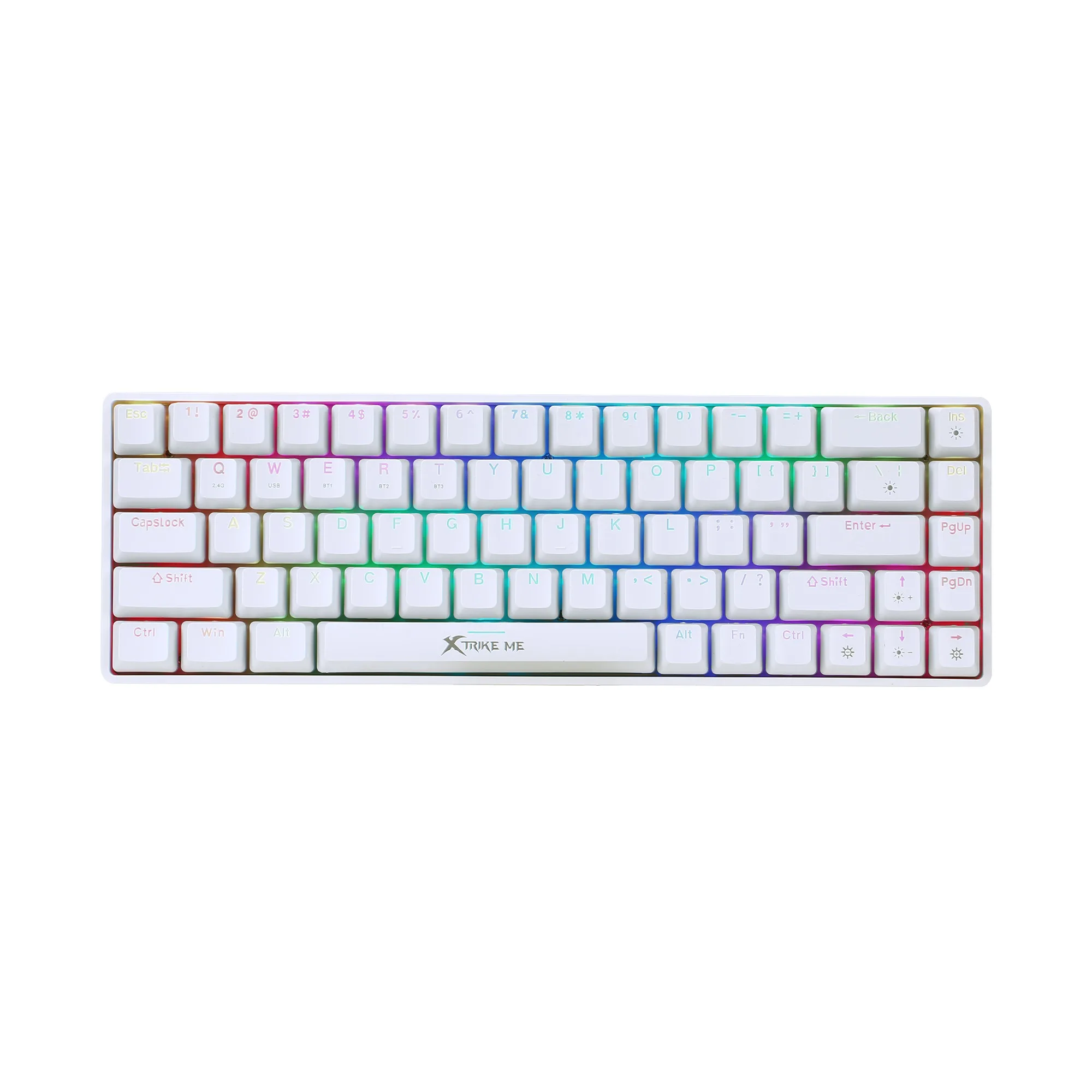 Xtrike Me GK-995W WH Tri-Mode 60% Wireless Mechanical Gaming Keyboard Red Switches 2 Xtrike Me GK-995W WH Tri-Mode 60% Wireless Mechanical Gaming Keyboard Red Switches - Image 2