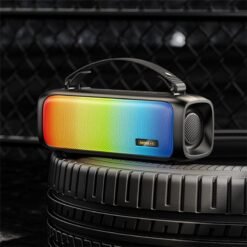 Alternative view of Remax RB-M67 Portable RGB Outdoor Wireless Speaker Bluetooth 5.3 TWS Interconnection Hifi 3D Super Bass Sound