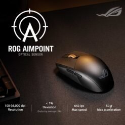 ASUS ROG Strix Impact III Wireless Gaming Mouse (P520) ultralight 57-gram compact gaming mouse WITH ROG SpeedNova wireless and Bluetooth® modes 7 ASUS ROG Strix Impact III Wireless Gaming Mouse (P520) ultralight 57-gram compact gaming mouse WITH ROG SpeedNova wireless and Bluetooth® modes - Image 3