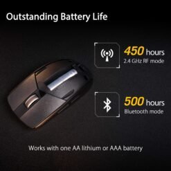 Alternative view of ASUS ROG Strix Impact III Wireless Gaming Mouse (P520) ultralight 57-gram compact gaming mouse WITH ROG SpeedNova wireless and Bluetooth® modes