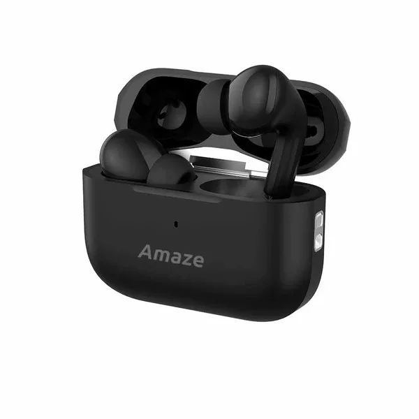 Amaze A600 Black Wireless Bluetooth 5.3 Earbuds TWS with Type-C Charging Port 5 Amaze A600 Black