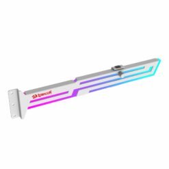 Alternative view of Redragon GCP03W Graphics Card Holder with RGB Lightening 5V 3PIN Gpu Support Bracket