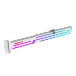 Alternative view of Redragon GCP03W Graphics Card Holder with RGB Lightening 5V 3PIN Gpu Support Bracket