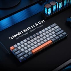 Redragon CARAXES K644 GG-RGB 60% Wired Mechanical Gaming Keyboard Red Silent Switches 9 Redragon CARAXES