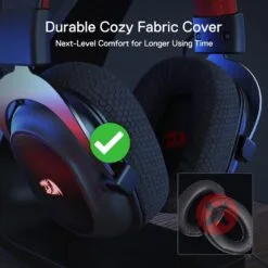 Alternative view of Redragon H510 ZEUS PRO Wireless Gaming Headset Tri-Mode Connectivity 7.1 Surround Sound 53MM Audio Drivers in Memory Foam Ear