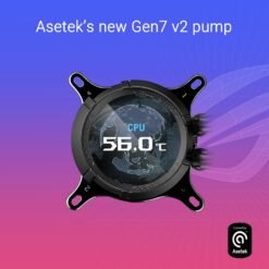 Alternative view of ASUS ROG STRIX LC III 360 ARGB LCD All-in-one CPU Liquid Cooler for Intel® LGA 1700, 1200, 115X - AMD Socket AM4, AM5 with 2.1" IPS LCD