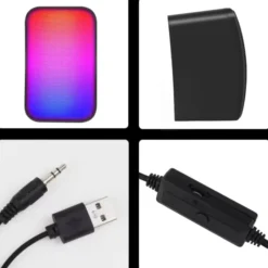 Kisonli X17 RGB Gaming Mini PC Speakers USB Powered speaker - Image 3