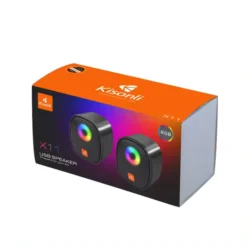 Alternative view of Kisonli X11 RGB Gaming mini USB Powered Speaker with 6W power
