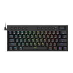 Alternative view of Redragon K632 Horus Mini Wired Mechanical Gaming Keyboard with 61Key Red Switch RGB Low Profile Gaming Mechanical Keyboard
