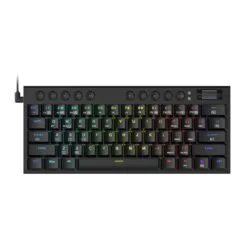 Alternative view of Redragon K632 Horus Mini Wired Mechanical Gaming Keyboard with 61Key Red Switch RGB Low Profile Gaming Mechanical Keyboard