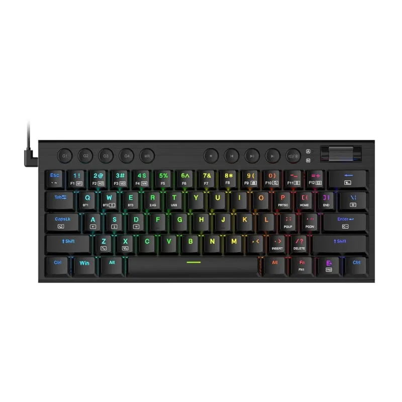 Redragon K632 Horus Mini Wired Mechanical Gaming Keyboard with 61Key Red Switch RGB Low Profile Gaming Mechanical Keyboard - Image 2