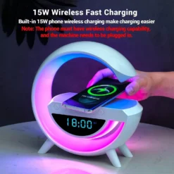 SpeedX BT-3401 RGB LED Bluetooth Speaker with Wireless Phone Charger and LED lights 7 SpeedX BT-3401 RGB LED Bluetooth Speaker with Wireless Phone Charger and LED lights - Image 3