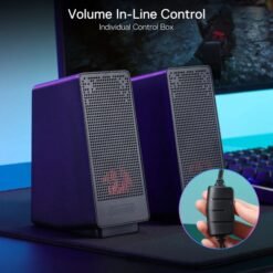 Redragon GS-513 RANCH PC Gaming Speaker mini Desktop Speakers for PC 7 Redragon GS-513 RANCH PC Gaming Speaker mini Desktop Speakers for PC - Image 3