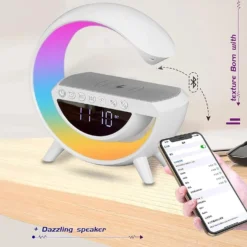SpeedX BT-3401 RGB LED Bluetooth Speaker with Wireless Phone Charger and LED lights 8 SpeedX BT-3401 RGB LED Bluetooth Speaker with Wireless Phone Charger and LED lights - Image 4