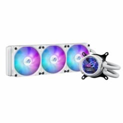 Alternative view of ASUS ROG STRIX LC III 360 ARGB LCD White Edition All-in-one CPU Liquid Cooler for Intel® LGA 1700, 1200, 115X - AMD Socket AM4, AM5 with 2.1" IPS LCD (Copy)