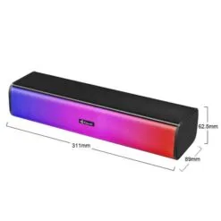 Kisonli I-630 RGB Bluetooth Speaker Portable Wireless USB Sound Bar with BT RGB light Speaker - Image 4