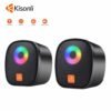 Kisonli X11 RGB Gaming mini USB Powered Speaker with 6W power 8 Kisonli X11