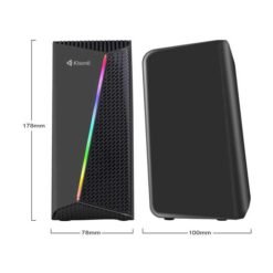 Kisonli X30 RGB Gaming Wired Speaker USB Powered 2.0 7 Kisonli X30