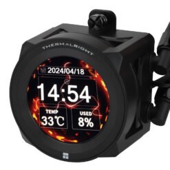 Thermalright CORE Vision 360 Black ARGB CPU AIO Cooler with Customizable IPS LCD Screen PWM Fans - Image 5