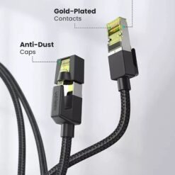 UGREEN Cat 7 LAN Shielded Braided Round Network Cable NW150 RJ45 Ethernet Cable High Speed 10 UGREEN Cat 7 LAN Shielded Braided Round Network Cable NW150 RJ45 Ethernet Cable High Speed - Image 5