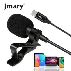 Alternative view of Jmary MC-R2 Type-C Lavalier Collar Microphone 2M Wire Length with Metal Clip