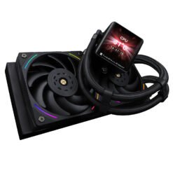 Thermalright Frozen Vision 240 Black Liquid CPU Water Cooler with Customizable 2.88-inch IPS LCD Display 12cm PWM Fan - Image 5
