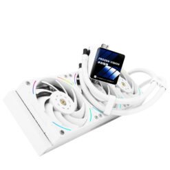 Thermalright Frozen Vision 360 White Liquid CPU Water Cooler with Customizable 2.88-inch IPS LCD Display 12cm PWM Fan 10 Thermalright Frozen Vision 360 White Liquid CPU Water Cooler with Customizable 2.88-inch IPS LCD Display 12cm PWM Fan - Image 5