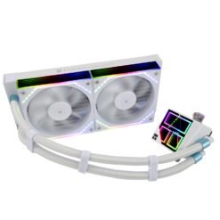 Thermalright Frozen Infinity 240 White RGB Liquid CPU Cooler with Double PWM Fans with 2000RPM, Desktop CPU Aio Cooler - Image 5