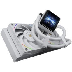 Thermalright Frozen Vision 240 White Liquid CPU Water Cooler with Customizable 2.88-inch IPS LCD Display 12cm PWM Fan 10 Thermalright Frozen Vision 240 White Liquid CPU Water Cooler with Customizable 2.88-inch IPS LCD Display 12cm PWM Fan - Image 5