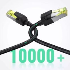 UGREEN Cat 7 LAN Shielded Braided Round Network Cable NW150 RJ45 Ethernet Cable High Speed 9 UGREEN Cat 7 LAN Shielded Braided Round Network Cable NW150 RJ45 Ethernet Cable High Speed - Image 4