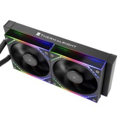 Thermalright Frozen Infinity 240 Black RGB Liquid CPU Cooler with Double PWM Fans with 2000RPM, Desktop CPU Aio Cooler 7 Thermalright Frozen Infinity 240 Black RGB Liquid CPU Cooler with Double PWM Fans with 2000RPM, Desktop CPU Aio Cooler - Image 3