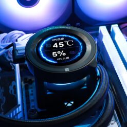 Thermalright CORE Vision 360 Black ARGB CPU AIO Cooler with Customizable IPS LCD Screen PWM Fans - Image 4
