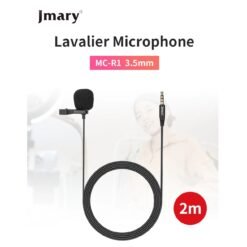 Jmary MC-R1 3.5mm Lavalier Collar Microphone 2M Wire Length with Metal Clip - Image 3